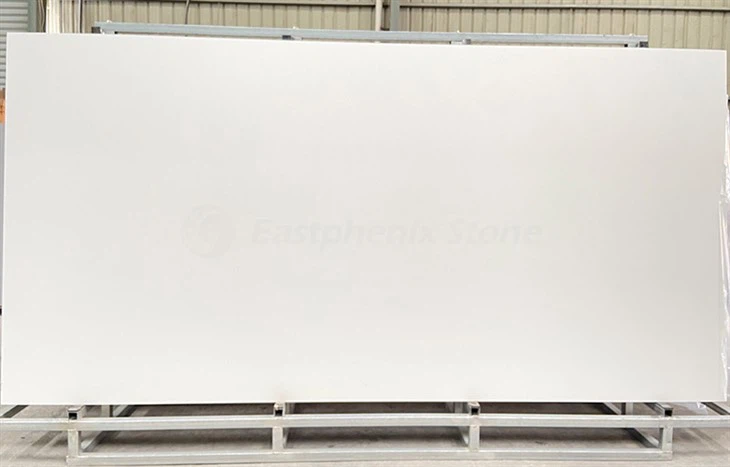 Mat Yüzey Saf Beyaz Sinterlenmiş Taş Döşeme